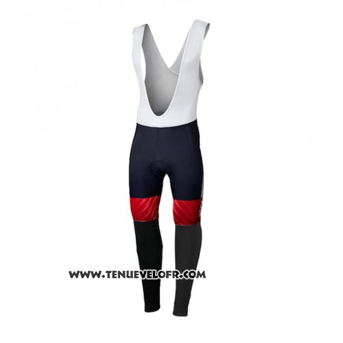 2016 Maillot Ciclismo Sky Champion Regno Unito Blanc et Rouge Manches Longues et Cuissard